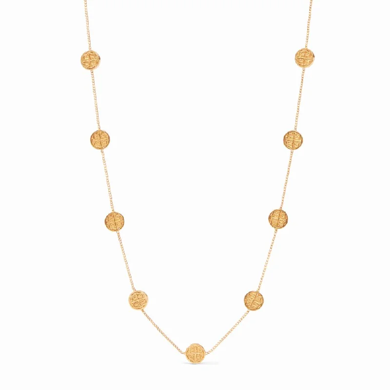 Exclusive Jewelry Sale – Shine For Less Seasonal Picks Valencia Coin Delicate Station Necklace