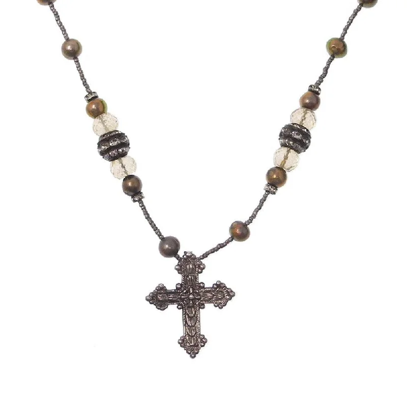 Get The Sparkle You Love At Prices You Adore Vintage Beads with Cross