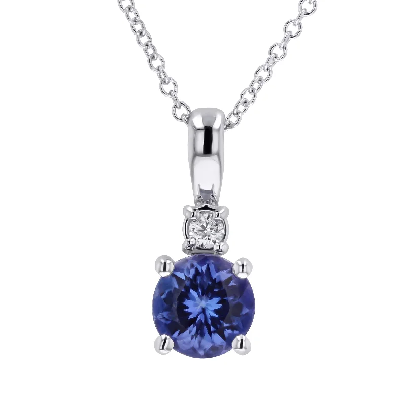 Don't Miss These Dazzling Jewelry Discounts Urban Style Promotions Tanzanite & Diamond Pendant Necklace