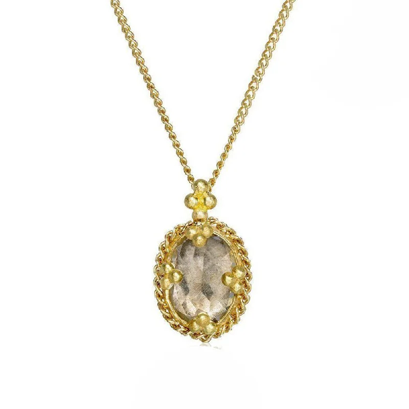 Elegant Necklaces And Bracelets At Limited-Time Offers White Topaz Pendant with prongs