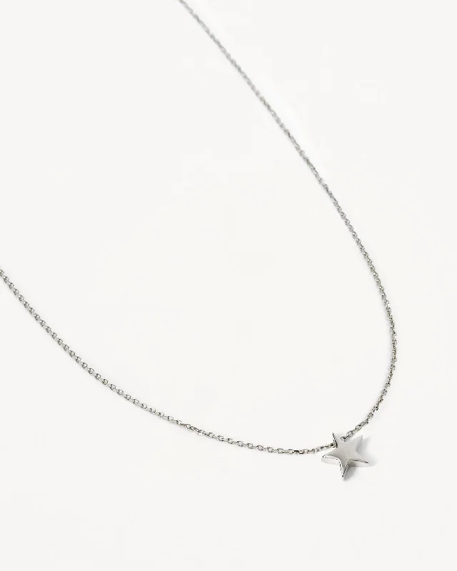 Waterproof Stainless Steel Jewelry For Lasting Beauty Huge Markdowns Sterling Silver Wishing on a Star Necklace