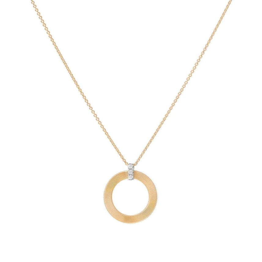 Stunning Jewelry At A Fraction Of The Price Unleash Your Trend Driven Style Marco Bicego® 'Masai' Yellow Gold Circle Pendant Necklace