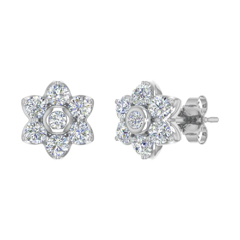 Unmissable Jewelry Clearance – Final Reductions Stylish Looks 1/2 Carat Diamond Star Stud Earrings in Gold