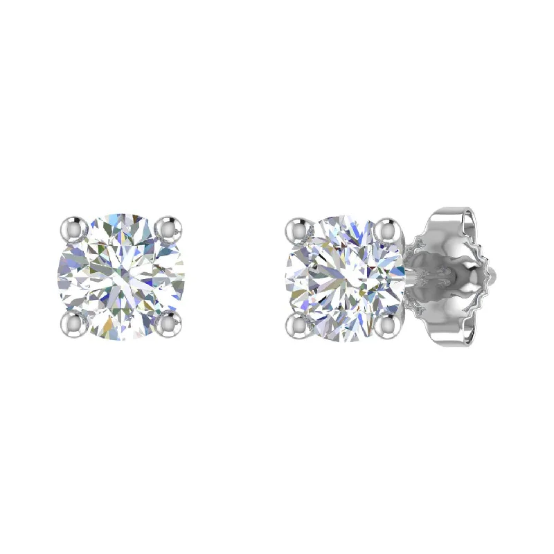 Seasonal Jewelry Deals – Elevate Your Style Huge Markdowns 1/3 Carat 4-Prong Diamond Stud Earrings in Gold