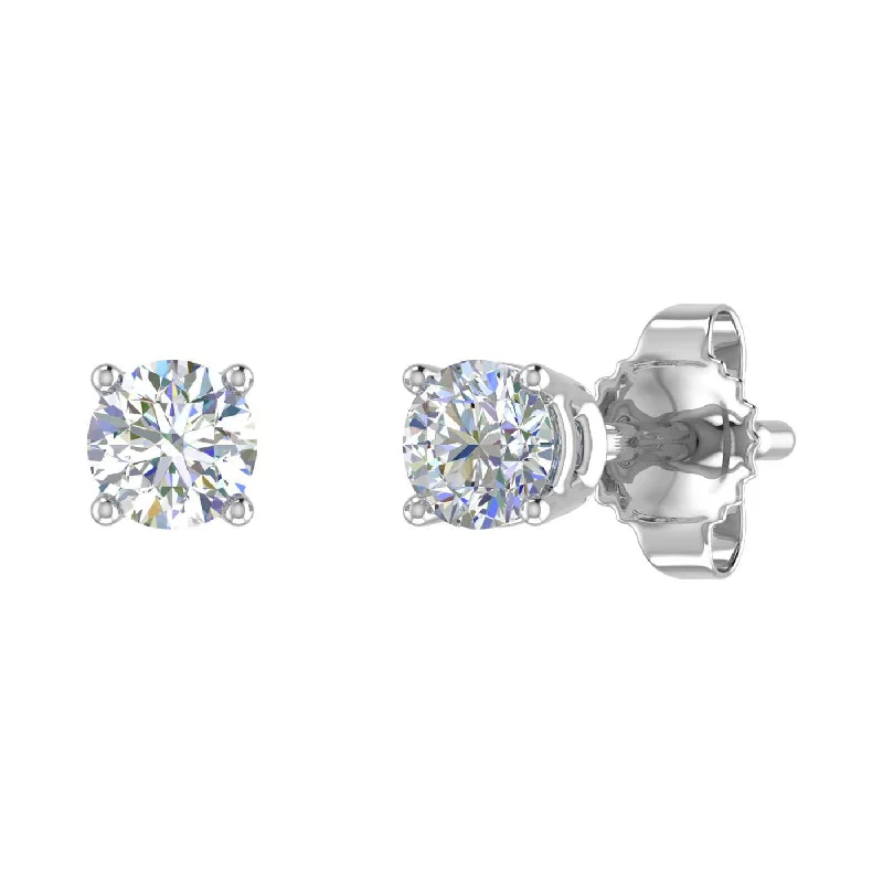 Limited-Time Offer On Premium Jewelry Collections Top Deals 1/3 Carat 4-Prong Set Diamond Stud Earrings in Gold