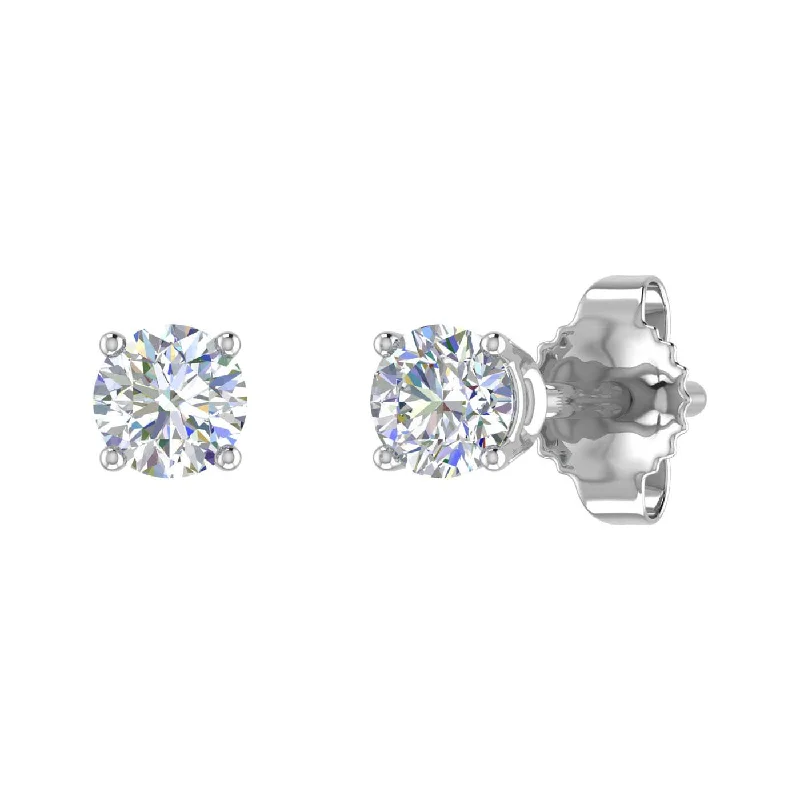 Flash Sale On Exquisite Jewelry – Don't Miss Out Hot Picks 1/4 Carat 4-Prong Set Diamond Stud Earrings in Gold