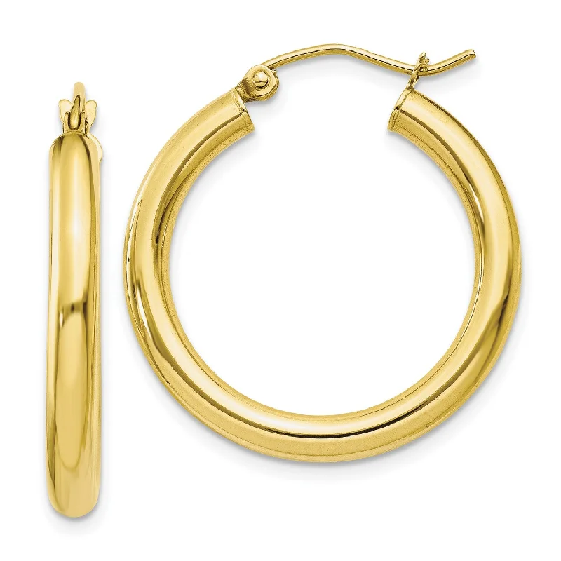 Timeless Jewelry Styles At Wallet-Friendly Prices 10KT Yellow Gold 20X3MM Hoop Earrings