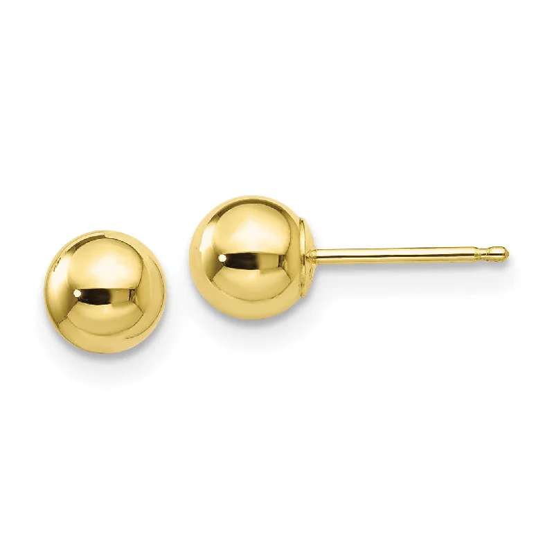 Shop Trending Jewelry With Exclusive Savings Essentials On Sale 10KT Yellow Gold 5MM Ball Stud Earrings