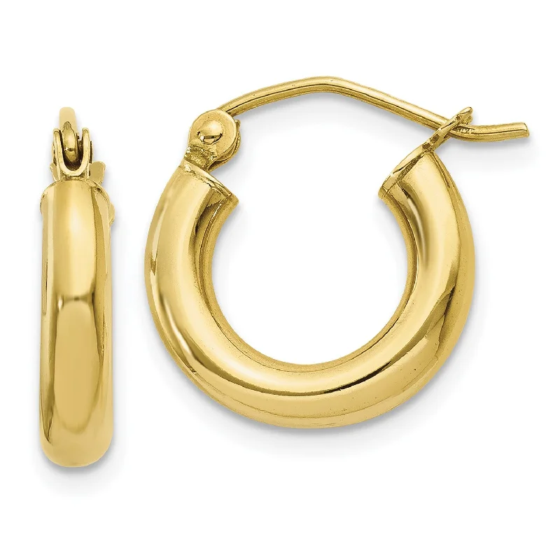 Premium Jewelry At Special Low Prices For A Limited Time Casual Fashion 10KT Yellow Gold 9X3MM Hoop Earrings