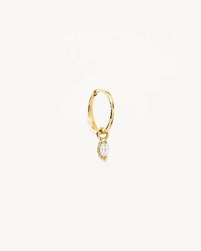 Celebrate Every Occasion With Sparkling Savings Special Offers 14k Solid Gold Floating Petal Lab-Grown Diamond Hoop