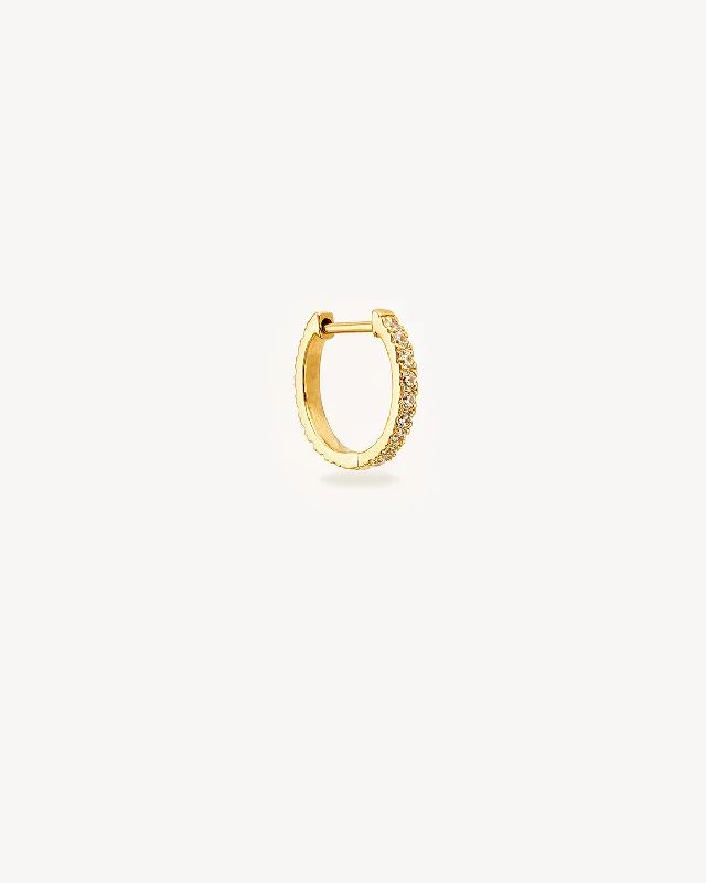 Celebrate Every Occasion With Sparkling Savings Top Deals 14k Solid Gold Mist Diamond Hoop