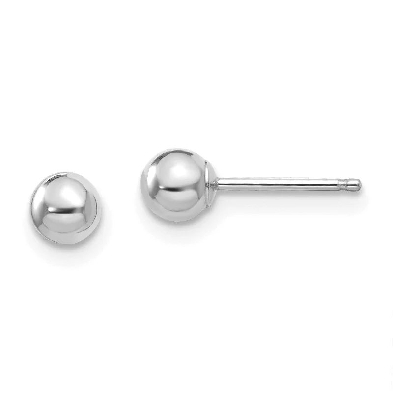 Flash Jewelry Sale – Get Stunning Pieces At Low Prices Seasonal Clearance 14KT White Gold 4MM Ball Stud Earrings