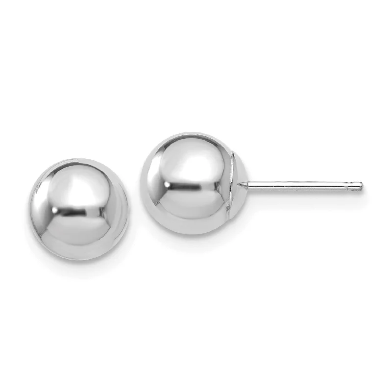 Save On Luxury Jewelry Pieces – Limited-Time Offers Chic Style, Always In Vogue 14KT White Gold 7MM Ball Stud Earrings