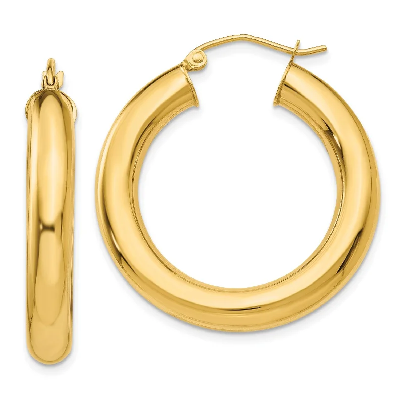 Shine Without Limits – Jewelry Sale Happening Now Embrace New Fashion 14KT Yellow Gold 30X5MM Hoop Earrings