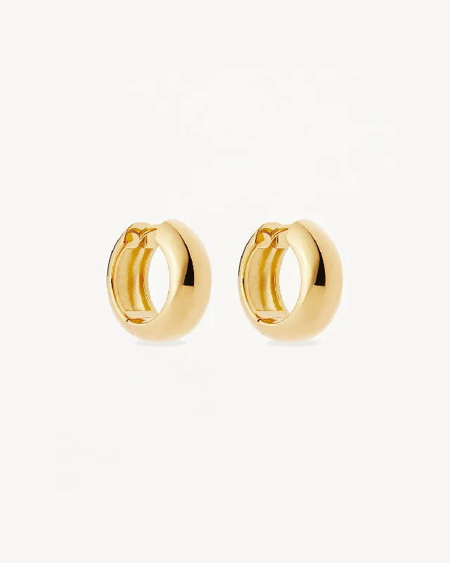 Luxury Jewelry Without The Luxury Price Tag Romantic Fashion Discounts 18k Gold Vermeil Bold Small Hoops