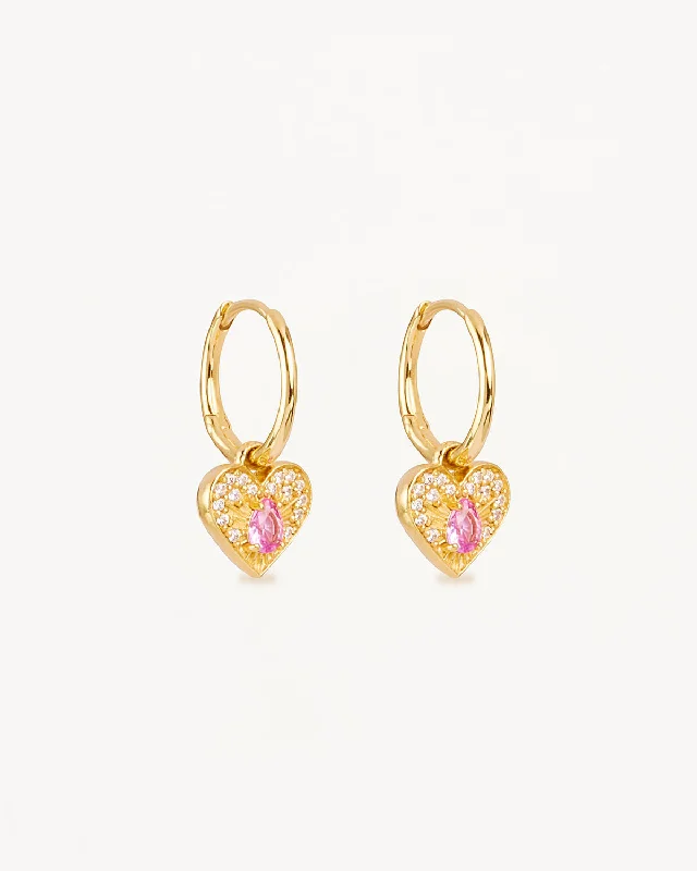 Fashion-Forward Jewelry At Incredible Prices 18k Gold Vermeil Connect With Your Heart Hoops