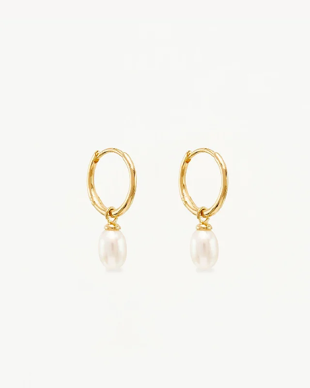 Fashion-Forward Geometric Jewelry For Contemporary Style Special Offer For You 18k Gold Vermeil Live in Peace Hoop Earrings