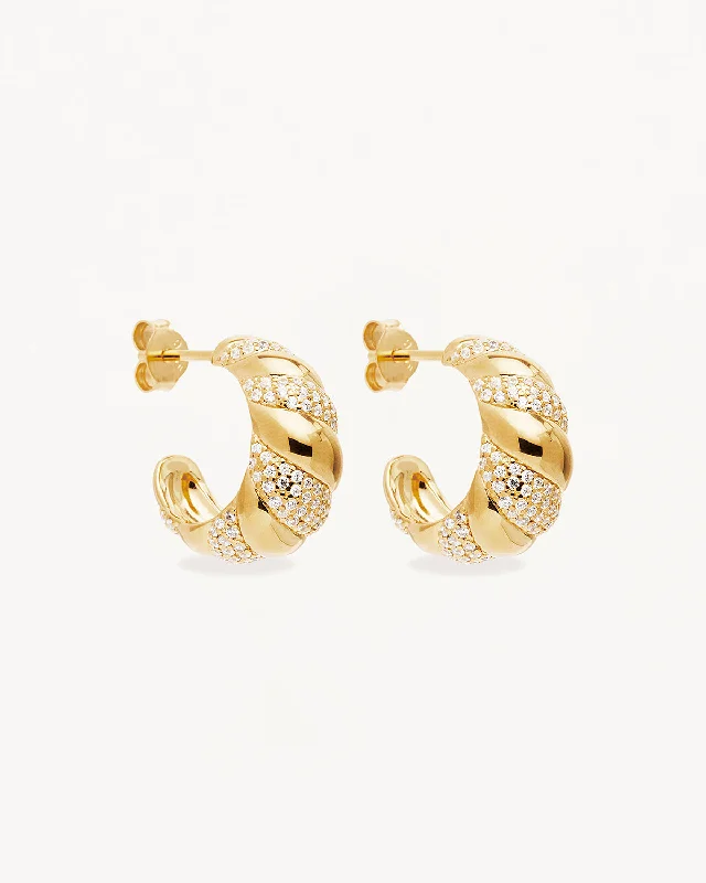 Affordable Luxury Jewelry For Every Occasion Minimalist Fashion Sale 18k Gold Vermeil Stardust Soul Hoops