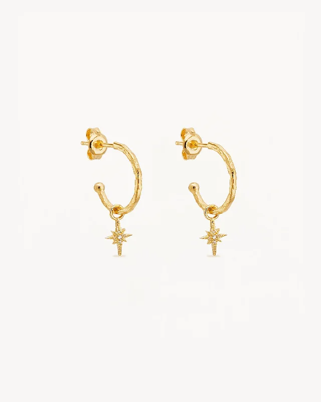 Stunning Jewelry At A Fraction Of The Price Fashionista Sale 18k Gold Vermeil Starlight Hoops