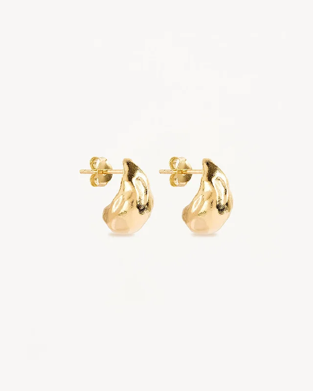 Trending Jewelry Styles Now At Limited-Time Discounts 18k Gold Vermeil Wild Heart Small Earrings