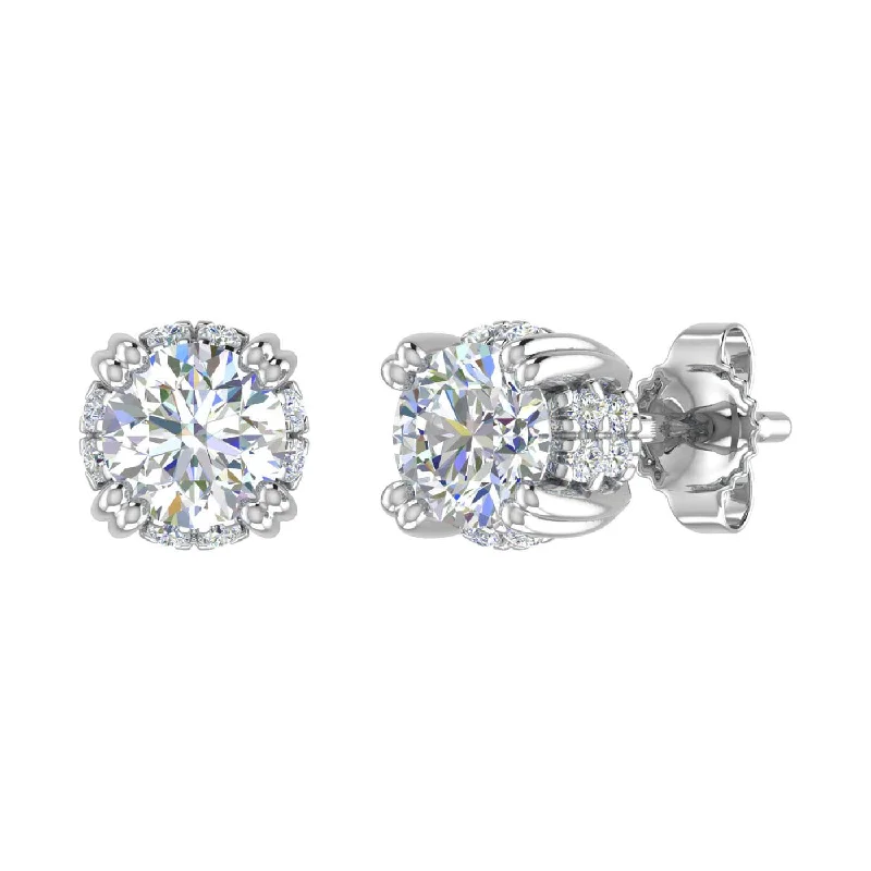 Buy More, Save More On Stunning Jewelry Designs Don't Miss Out 3/4 Carat Diamond Womens Stud Earrings in Gold