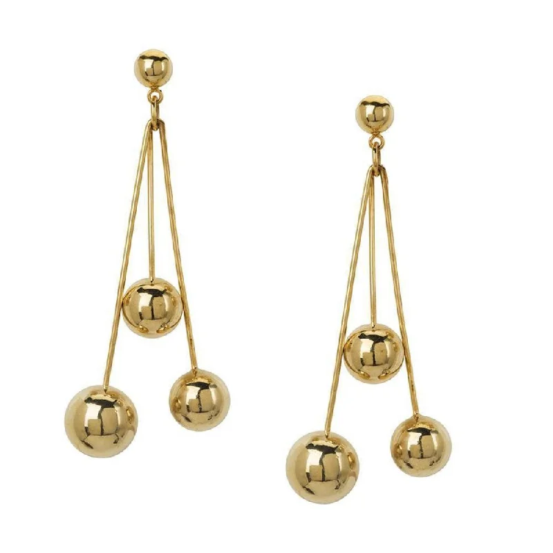 Elevate Your Jewelry Collection With Limited-Time Savings 3 Gold Ball Earrings