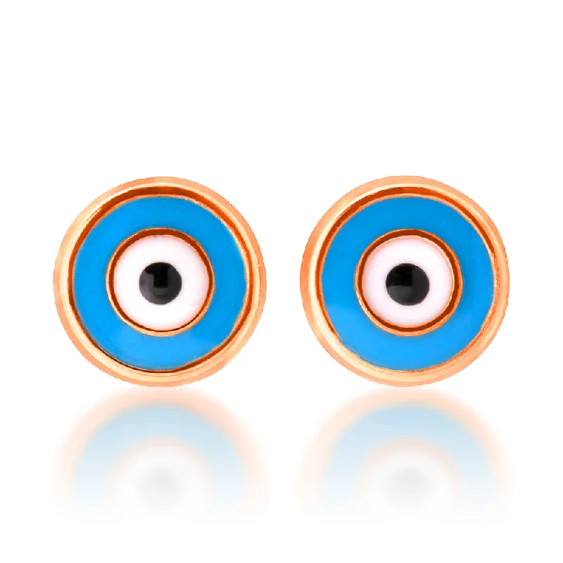 High-End Jewelry, Now More Affordable Than Ever Best-Sellers 9ct Rose Gold Evil Eye Stud earrings