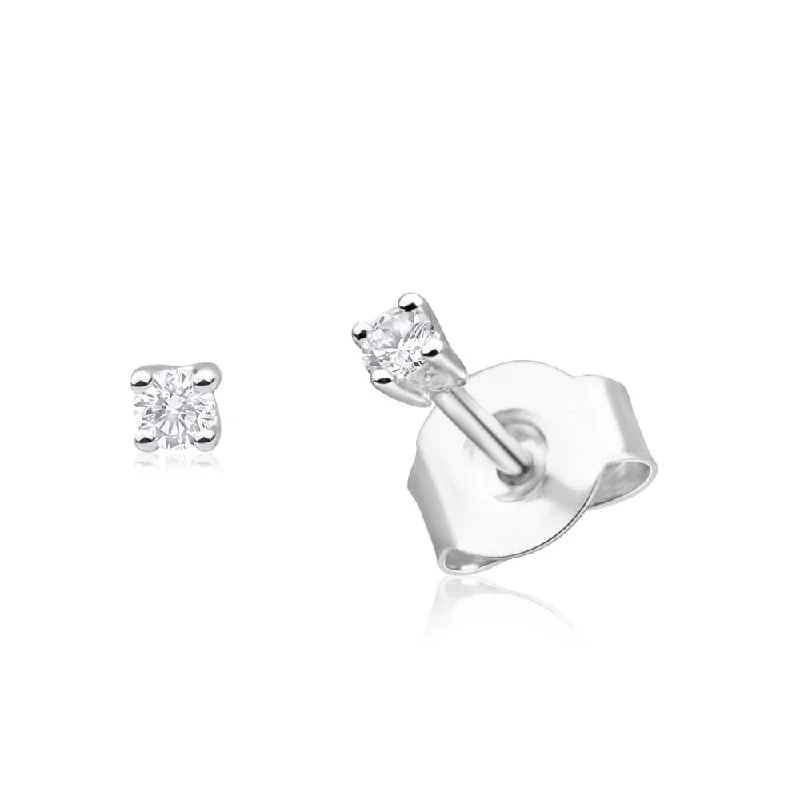 Buy More, Save More On Stunning Jewelry Pieces Season Offer 9ct White Gold Opulent Diamond Stud Earrings