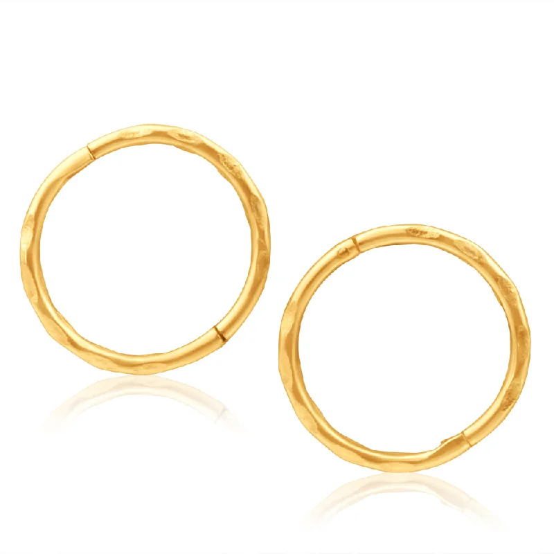 Premium Jewelry Now Available At Special Discounts End-Of-Season Clearance 9ct Yellow Gold 10mm Faceted Sleepers Earrings