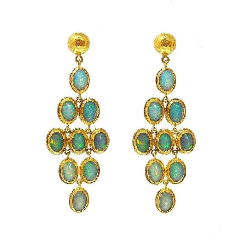 Holiday Jewelry Sale – Perfect Gifts At The Best Prices Ara 24k Gold Opal Statement Earrings