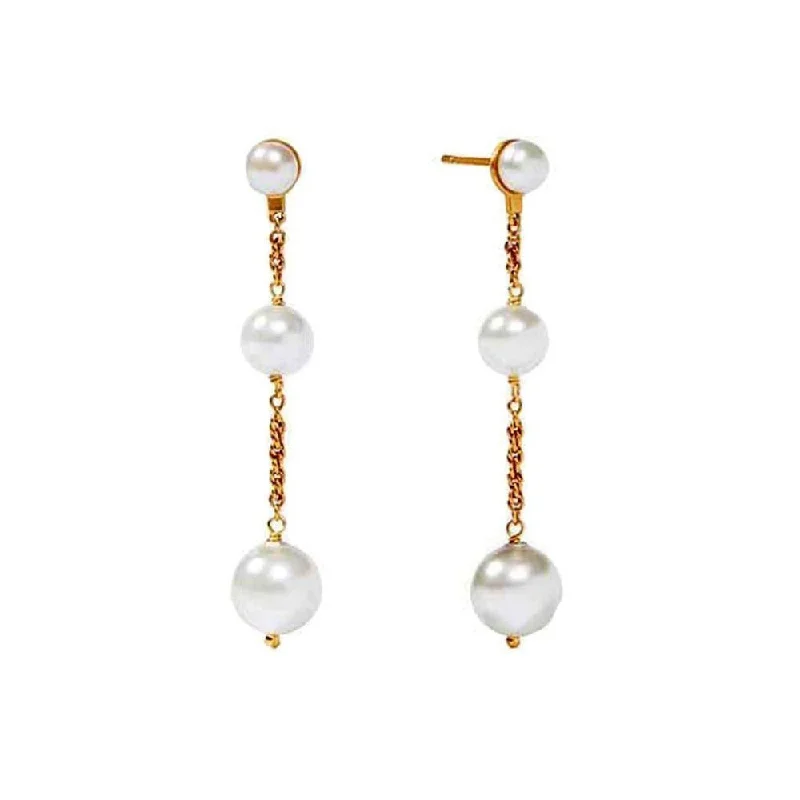 Timeless Elegance At Unbelievable Discounts Cascade Pearl Earrings