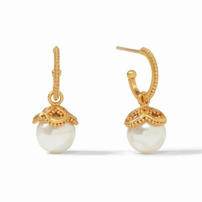 Jewelry Sale – Exclusive Styles At Lower Prices Sophisticated Fashion Chloe  Pearl Hoop and Charm Earring