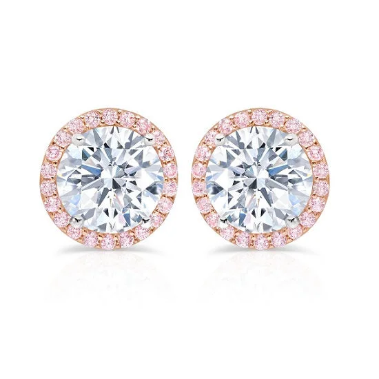 Fashion-Forward Jewelry At Incredible Prices Top Deals Crislu Platinum Plated Sterling Silver Round Cubic Zirconia Halo Stud Earrings