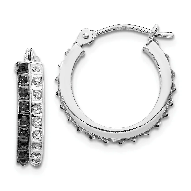 Holiday Jewelry Sale – Perfect Gifts At Great Prices Exclusive Sale Diamond Fascination Hinged Diamond Accent Hoop Earrings in 14KT White Gold