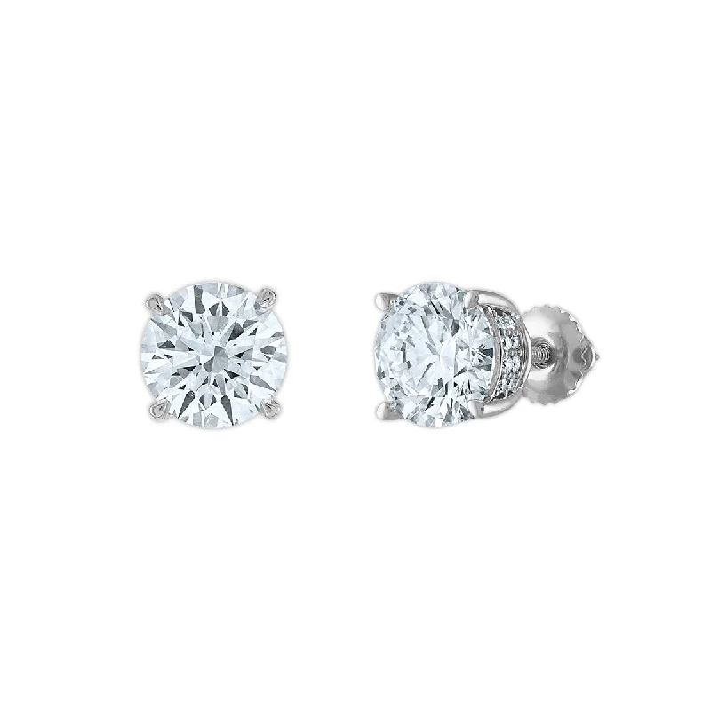 Flash Sale On Stunning Jewelry – Don't Miss Out Big Discounts EcoLove 5 CTW Lab Grown Diamond Stud Earrings in 14KT White Gold