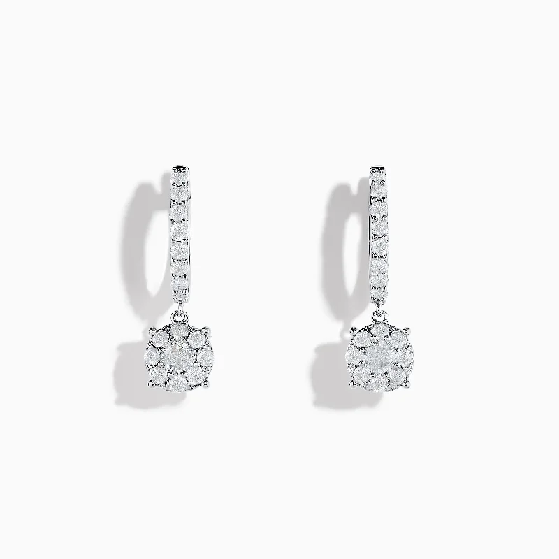 Limited-Time Jewelry Sale – Elegant Styles At Less Fashionista Favorites Bouquet 14K White Gold Diamond Drop Earrings