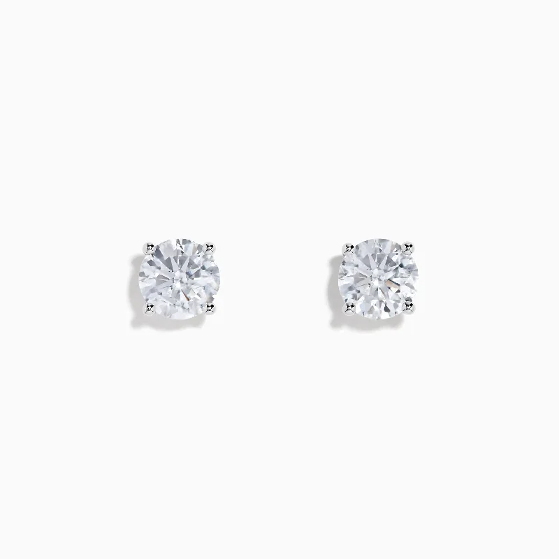 Unmissable Discounts On Timeless Jewelry Pieces Low Price Special Reverie 14K White Gold 1.96ct Lab Grown Diamond Stud Earrings