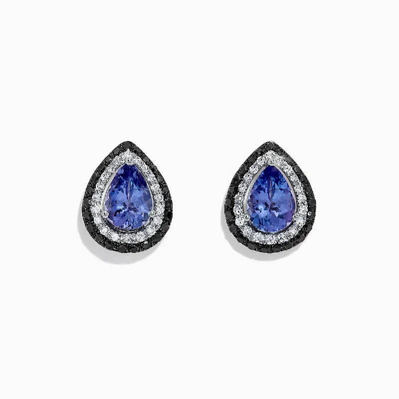 Timeless Elegance At Unbelievable Discounts Urban Elegance Deals Nahla Siri 14K Gold Tanzanite and Diamond Earrings, 1.54 TCW