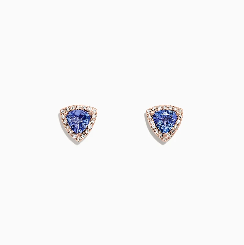 Special Jewelry Deals – Upgrade Your Collection Elegant Fashion Offers Nahla Siri 14K Rose Gold Tanzanite & Diamond Earrings, 1.19 TCW