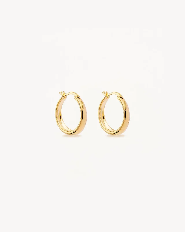 Grab Stylish Jewelry Before The Sale Ends Playful Fashion Offers 18k Gold Vermeil Infinite Horizon Large Hoops