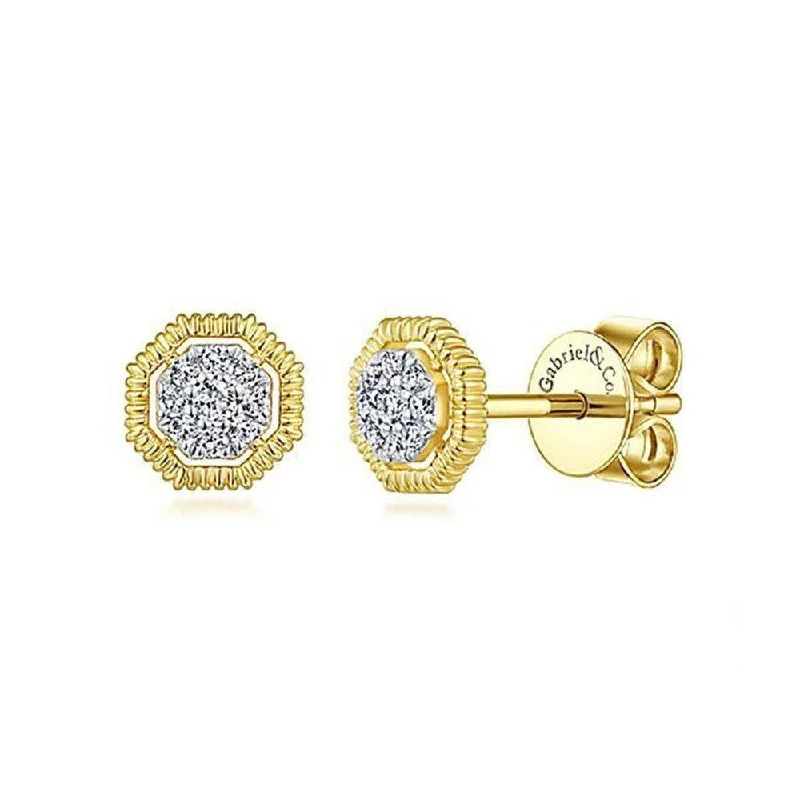 Premium Jewelry At Special Low Prices For A Limited Time Pave Diamond Studs