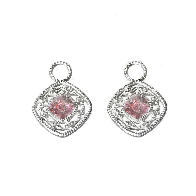 Stunning Jewelry At A Fraction Of The Price Pink Topaz Earring Charms