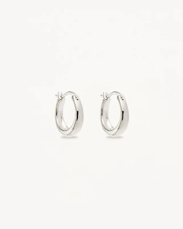 Jewelry Deals That Outshine The Rest Feminine Luxe Style Sale Sterling Silver Infinite Horizon Small Hoops