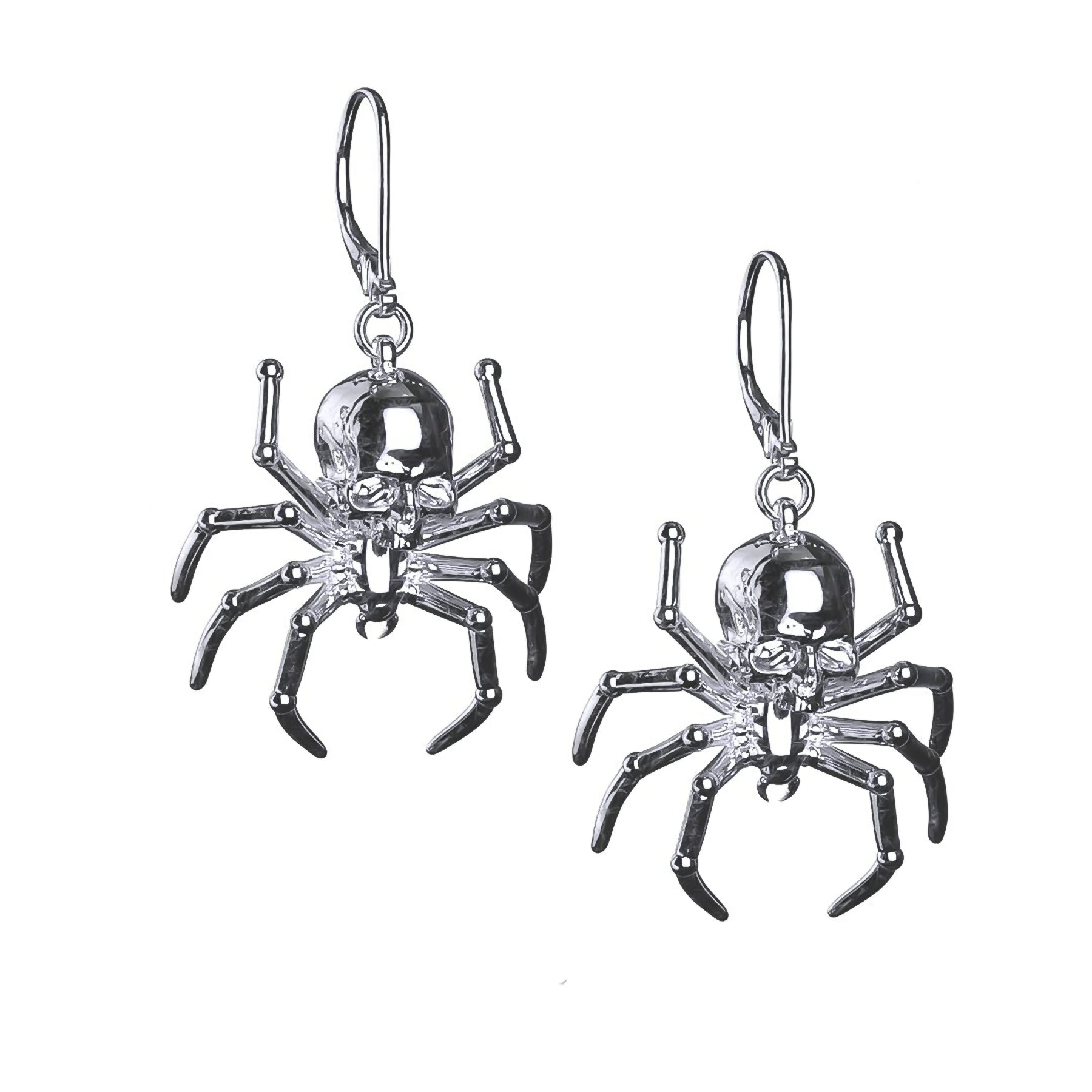 Stunning Jewelry At A Fraction Of The Price Trendy Looks On Sale SPIDER SKULL EARRING