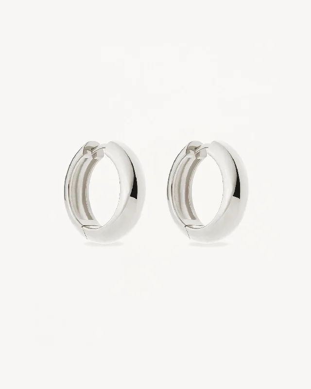 Affordable Glamour – Premium Jewelry At Special Prices Imeless Style Sterling Silver Bold Large Hoops