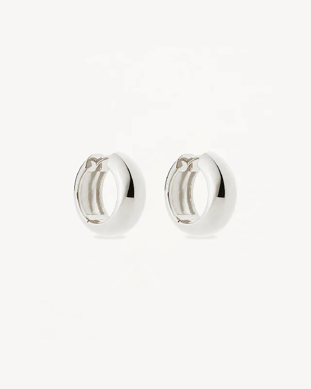 Exclusive Jewelry Sale – Shine For Less Vintage-Inspired Style Offers Sterling Silver Bold Small Hoops