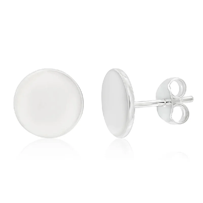 Bestselling Jewelry At Special Promotional Rates Trend Forward Threads Sterling Silver Flat Disc Stud Earrings