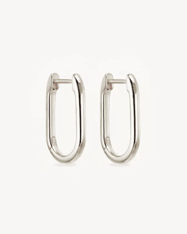 Best-Selling Jewelry Now Available At Special Deals Chic Style, Always In Vogue Sterling Silver Journey Hoops