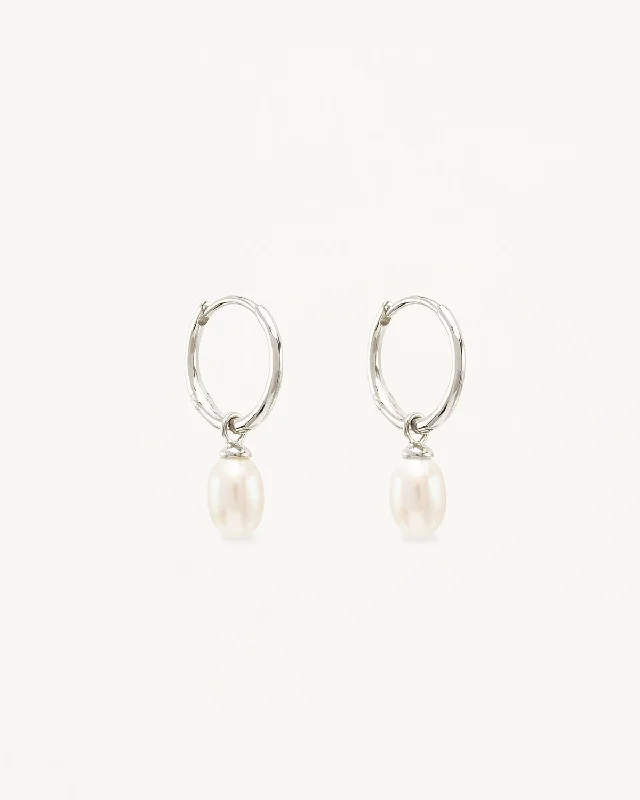 Elegant Designs, Unbeatable Discounts – Shop Jewelry Now Sterling Silver Live in Peace Hoop Earrings