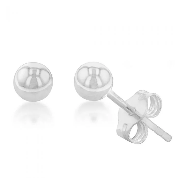 Dainty And Elegant Jewelry Now At Reduced Prices Find Your Unique Flair Sterling Silver Stud 4mm Ball Earrings